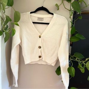Urban Outfitters Button Up Cropped Cardigan